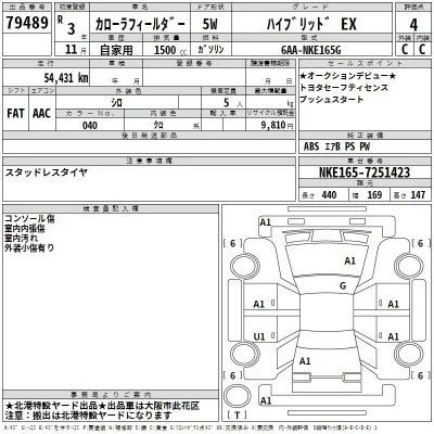 Toyota Corolla Fielder
