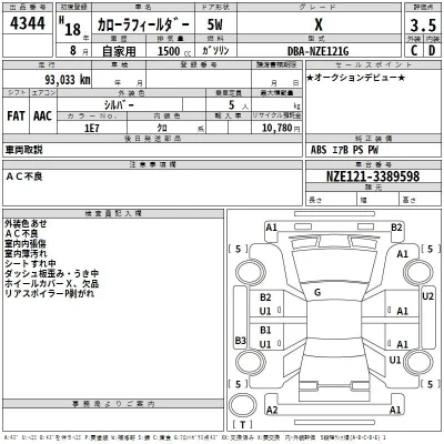 Toyota Corolla Fielder