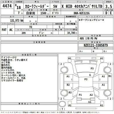 Toyota Corolla Fielder