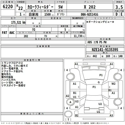Toyota Corolla Fielder