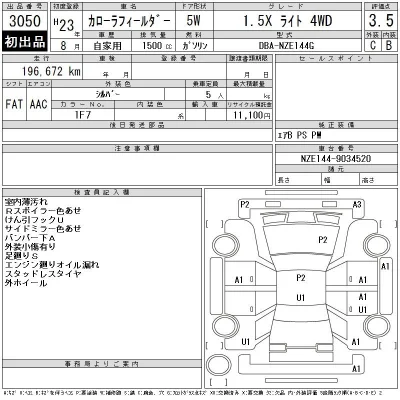 Toyota Corolla Fielder