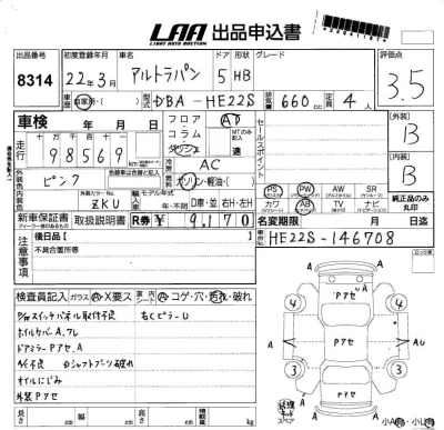 Suzuki ALTO LAPIN