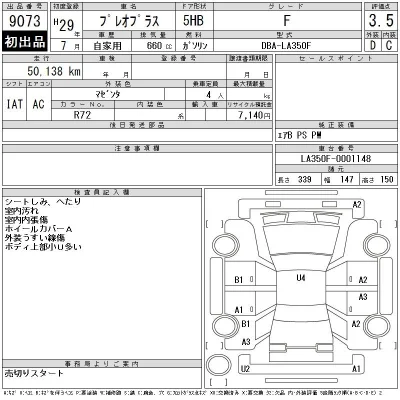 Subaru PLEO PLUS