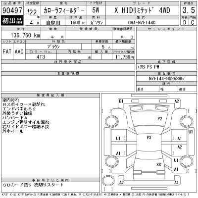 Toyota Corolla Fielder