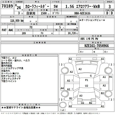 Toyota Corolla Fielder