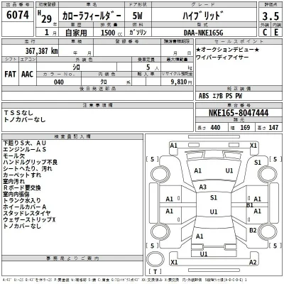 Toyota Corolla Fielder