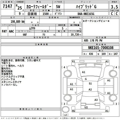Toyota Corolla Fielder