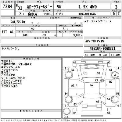 Toyota Corolla Fielder