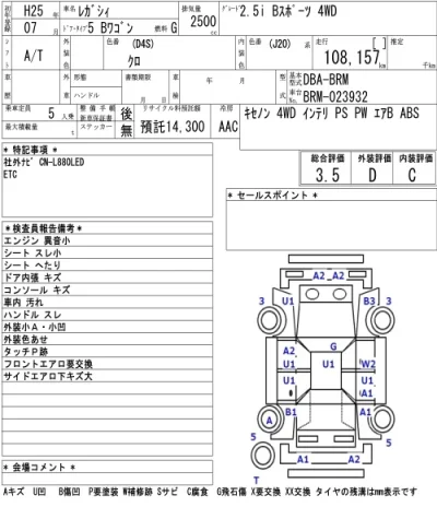 Subaru LEGACY
