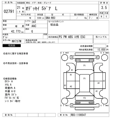 Honda ODYSSEY