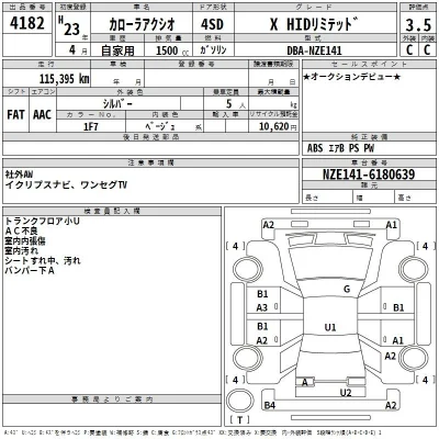 Toyota Corolla Axio