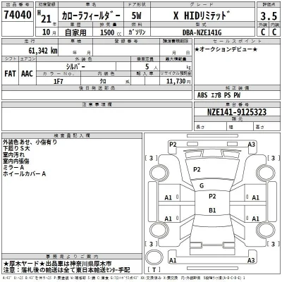 Toyota Corolla Fielder