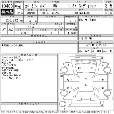 Toyota Corolla Fielder