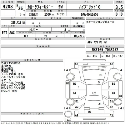 Toyota Corolla Fielder