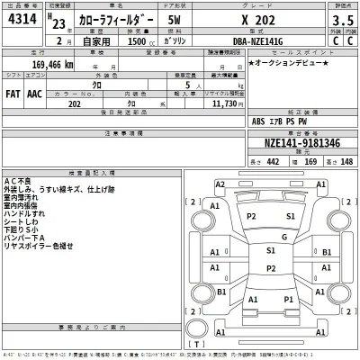 Toyota Corolla Fielder