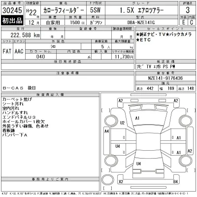 Toyota Corolla Fielder