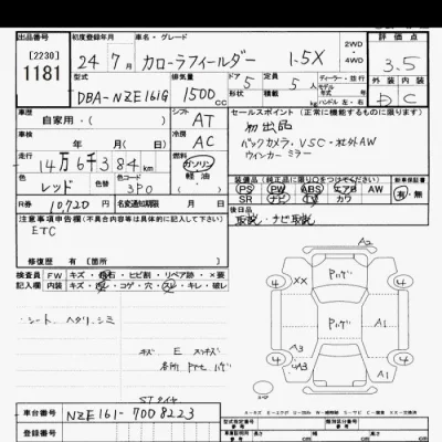 Toyota Corolla Fielder