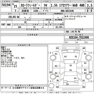 Toyota Corolla Fielder