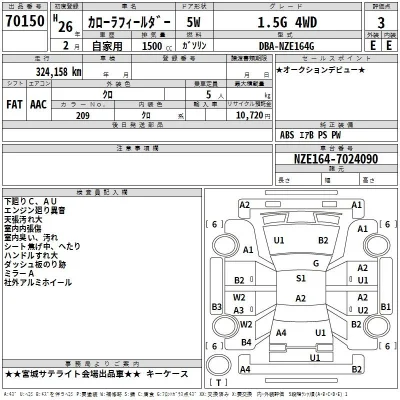Toyota Corolla Fielder
