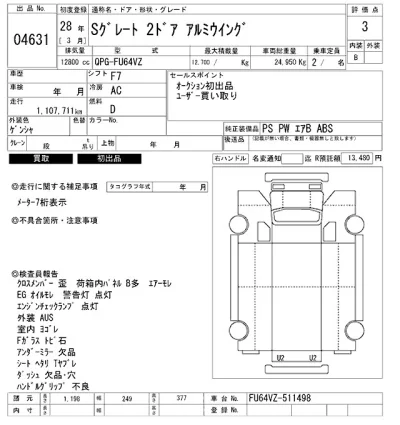 Mitsubishi FUSO SUPER GREAT