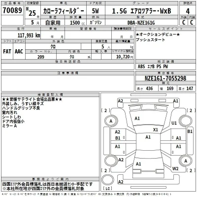 Toyota Corolla Fielder