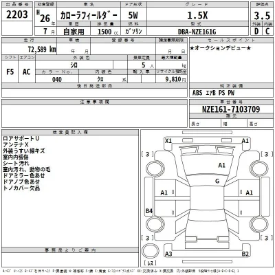 Toyota Corolla Fielder