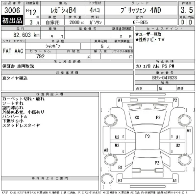 Subaru LEGACY B4