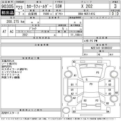 Toyota Corolla Fielder