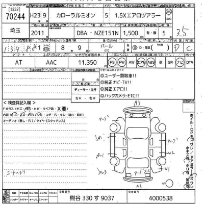 Toyota Corolla Rumion