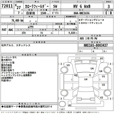 Toyota Corolla Fielder