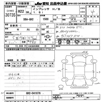Subaru IMPREZA