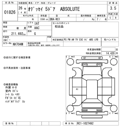 Honda ODYSSEY