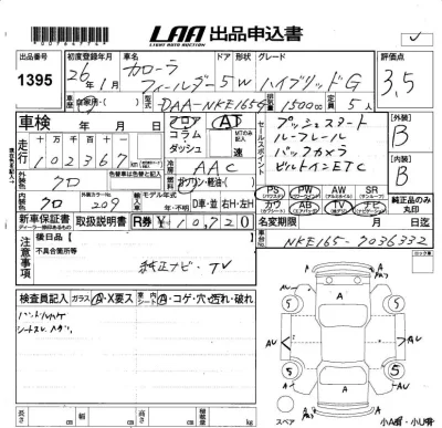 Toyota Corolla Fielder
