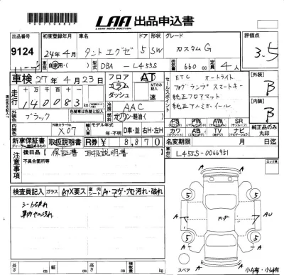 Daihatsu TANTO EXE