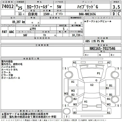 Toyota Corolla Fielder