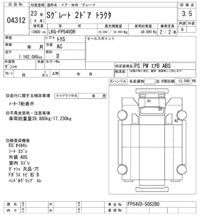 Mitsubishi FUSO SUPER GREAT