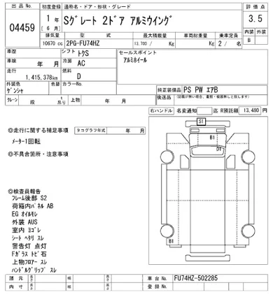 Mitsubishi FUSO SUPER GREAT