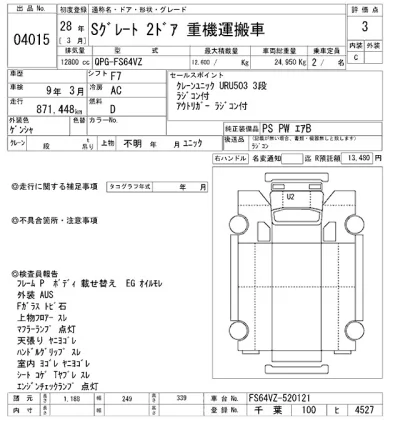 Mitsubishi FUSO SUPER GREAT