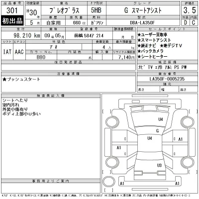Subaru PLEO PLUS
