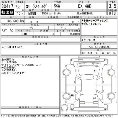 Toyota Corolla Fielder
