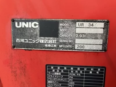 OTHERS UNIC CRANE