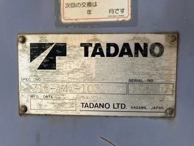 TADANO CRANE