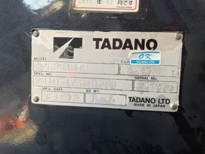 TADANO CRANE