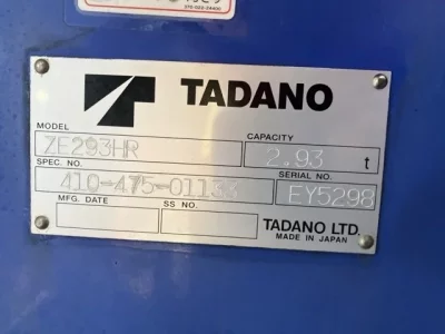 TADANO CRANE