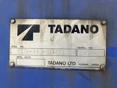 TADANO CRANE