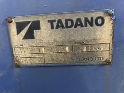 TADANO CRANE