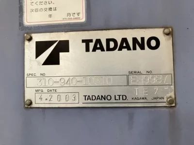 TADANO CRANE