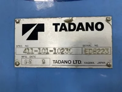 TADANO CRANE