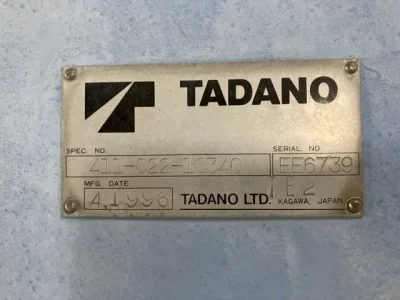 TADANO CRANE
