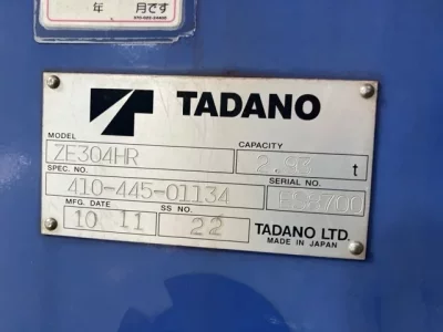 TADANO CRANE